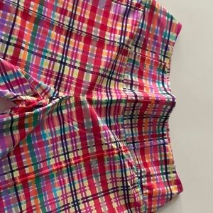 Kimona plaid golf shorts size small